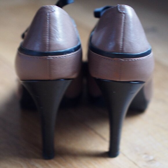 Tahari | Leather Lace-Up Booties - Picture 6 of 7